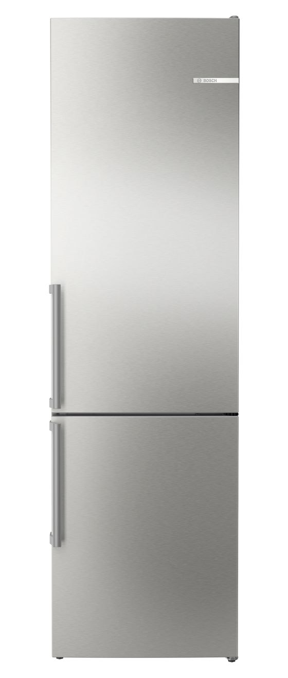 Serie 4 KGN39VIBT 260 l / 103 l Kühl-Gefrierkombi freistehend NoFrost 129 kWh Jahr  (Edelstahl) 