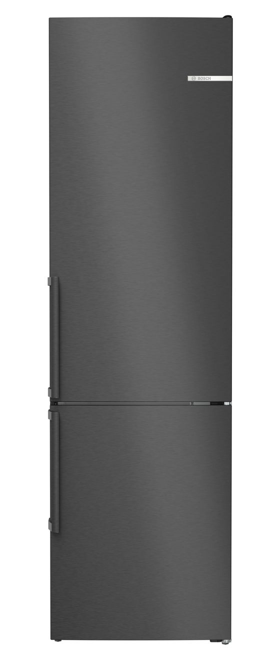 Serie 4 KGN39VXAT 260 l / 103 l Kühl-Gefrierkombi freistehend NoFrost 104 kWh Jahr  (Schwarz) 