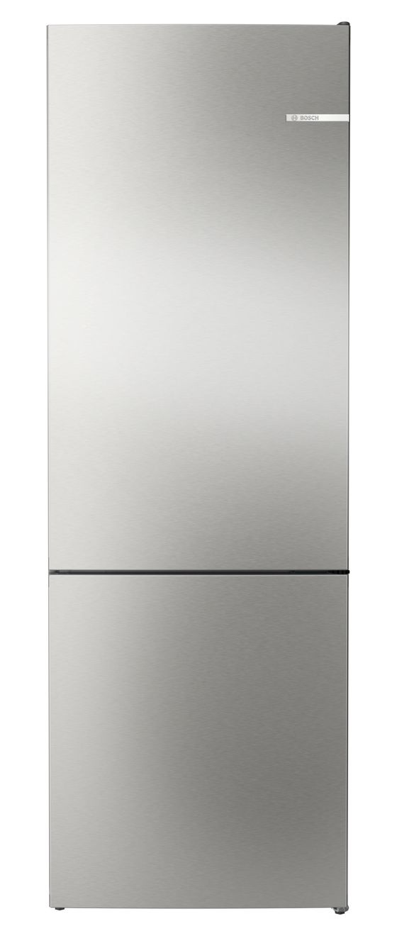 Serie 4 KGN492IAF 311 l / 129 l Kühl-Gefrierkombi freistehend NoFrost 122 kWh Jahr  (Edelstahl) 