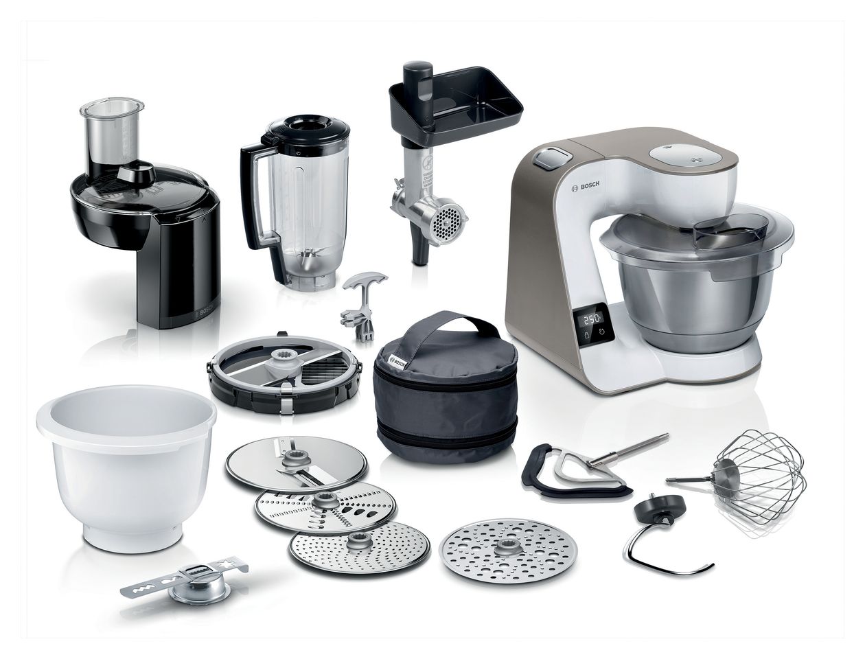 Serie 4 MUM5XL74 1000 W Küchenmaschine 3,9 l mit Waage  (Weiß) 
