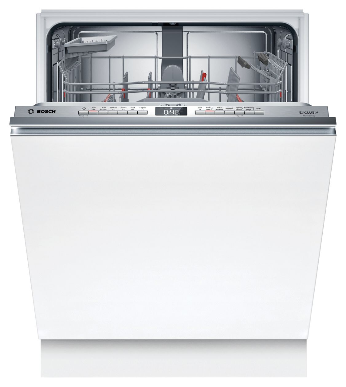 Serie 4 SBV4EBX02D 60 cm Geschirrspüler vollintegriert (ohne Front) Sehr leise 13 Maßgedecke aquaStop Funktion Wärmetauscher 