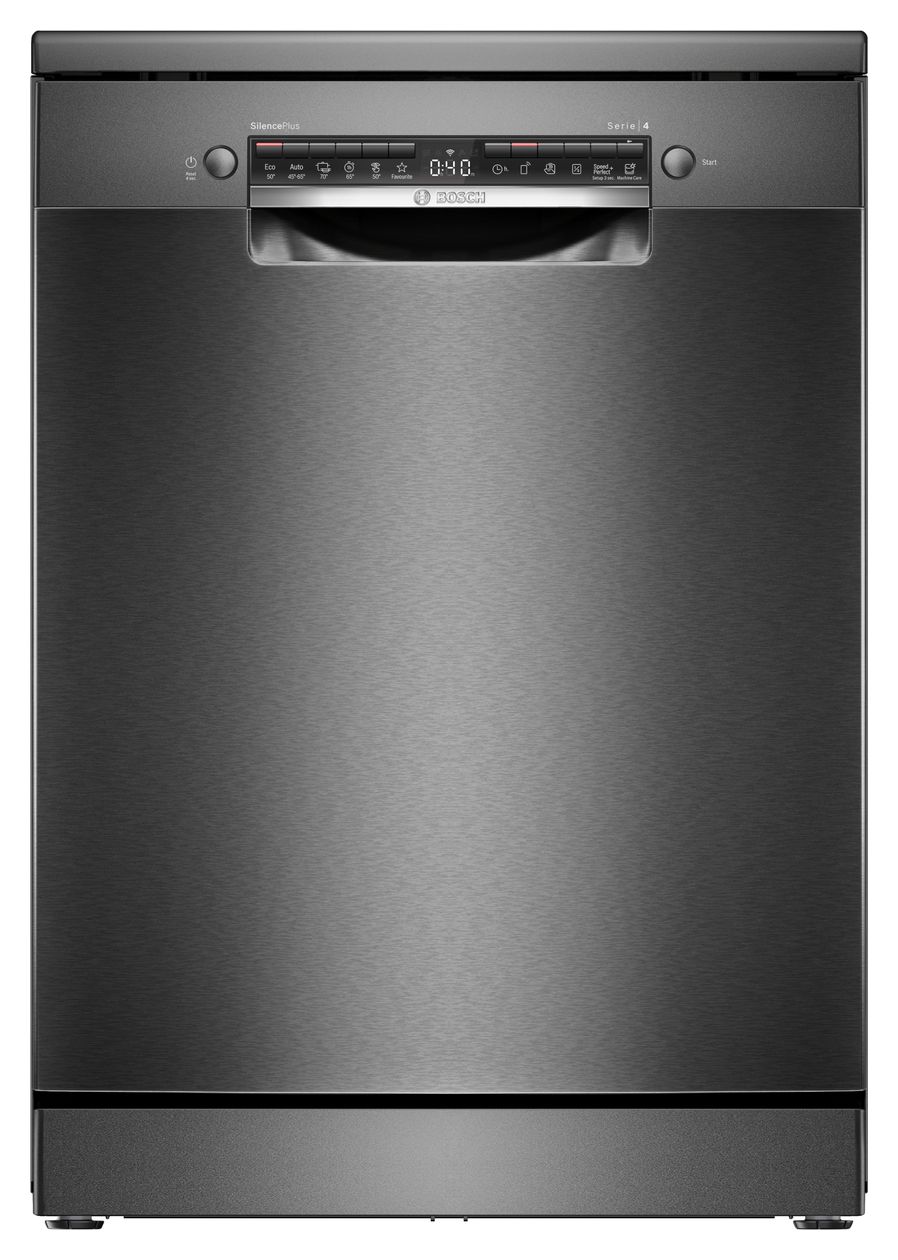 Serie 4 SMS4EMC06E 60 cm Geschirrspüler freistehend Sehr leise 14 Maßgedecke aquaStop Funktion Wärmetauscher 