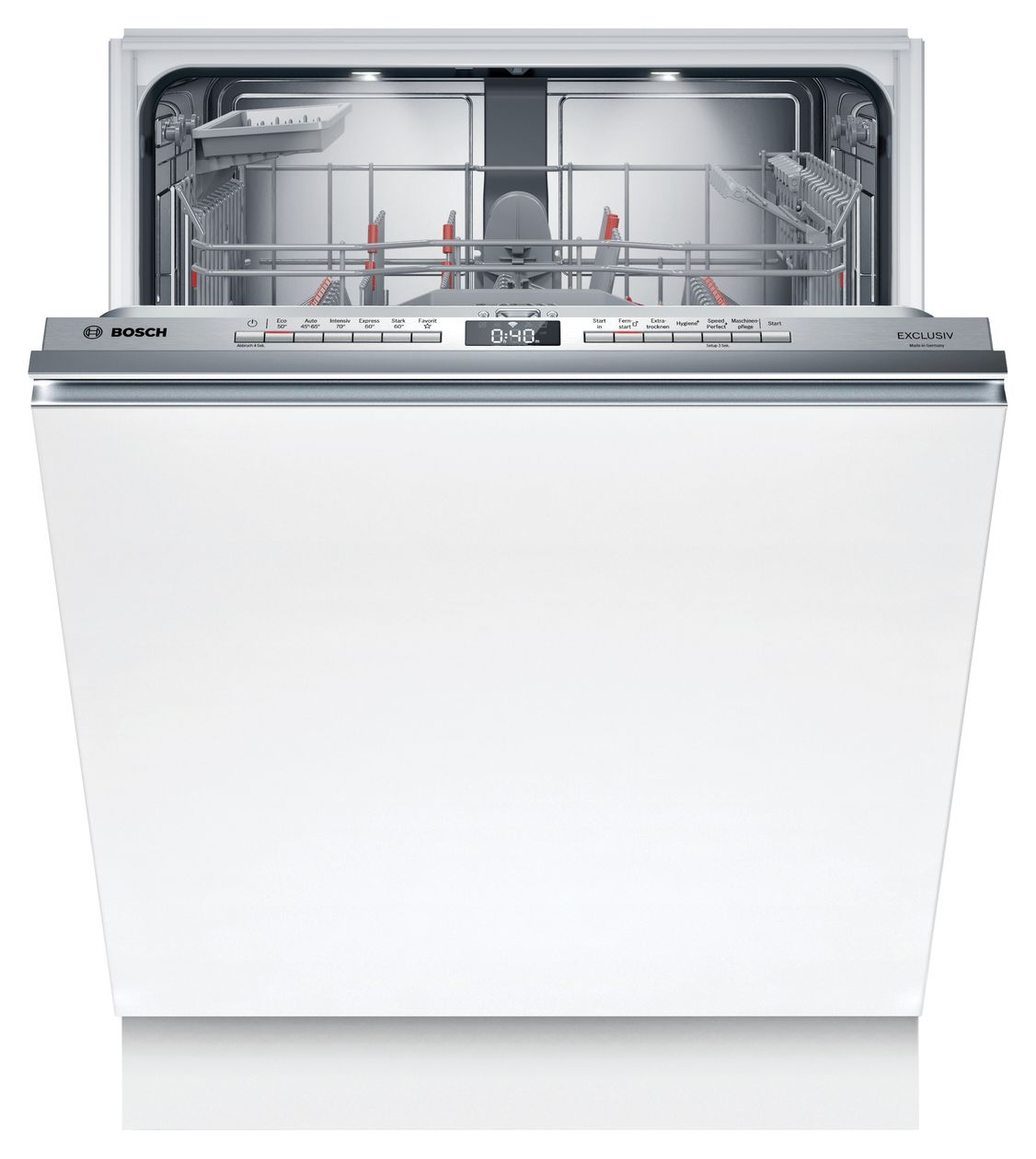 Serie 4 SMV4EBX04D 60 cm Geschirrspüler vollintegriert (ohne Front) Sehr leise 13 Maßgedecke aquaStop Funktion Wärmetauscher 