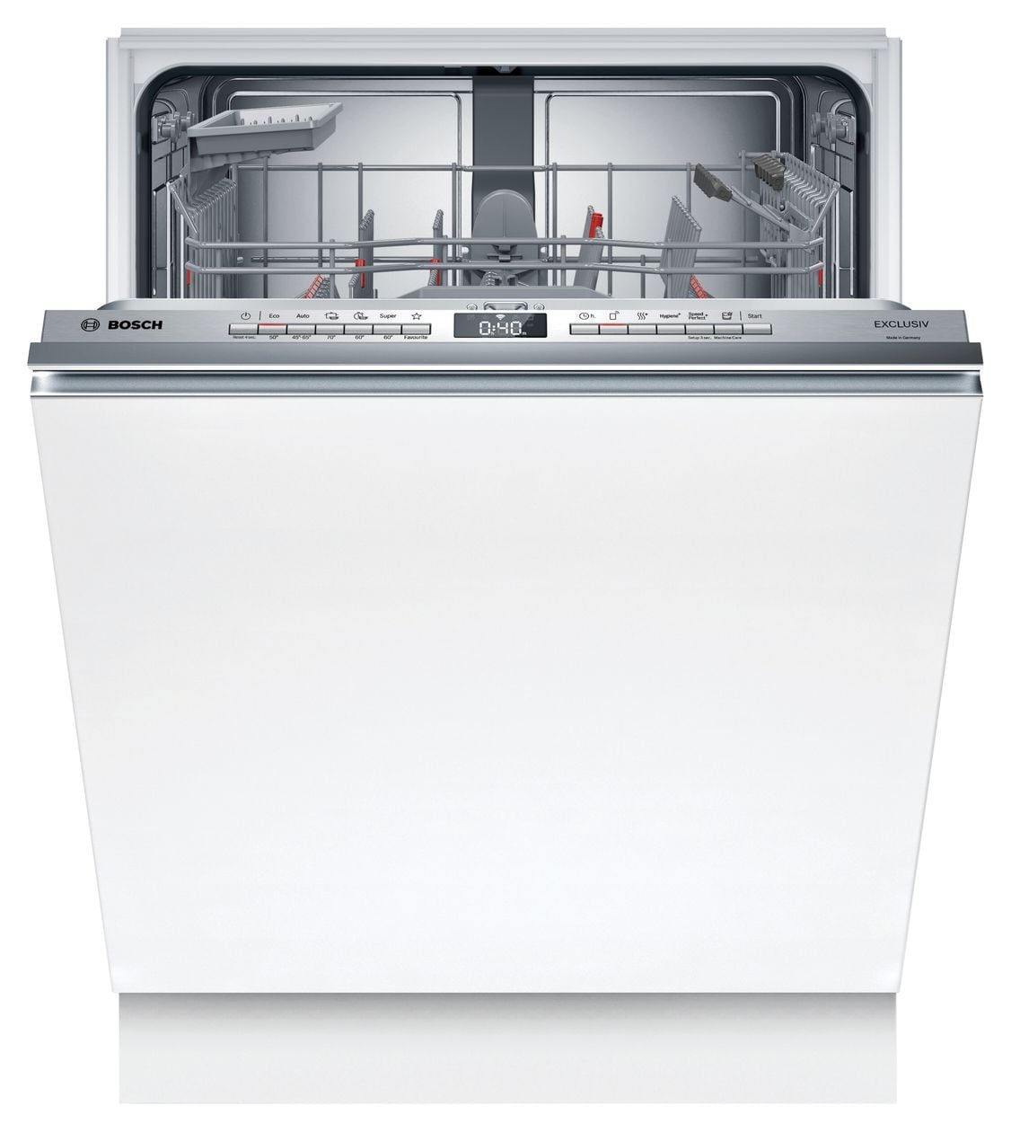 Serie 4 SMV4EBX0ME 60 cm Geschirrspüler vollintegriert (ohne Front) Sehr leise 13 Maßgedecke aquaStop Funktion Wärmetauscher/EfficientDry 