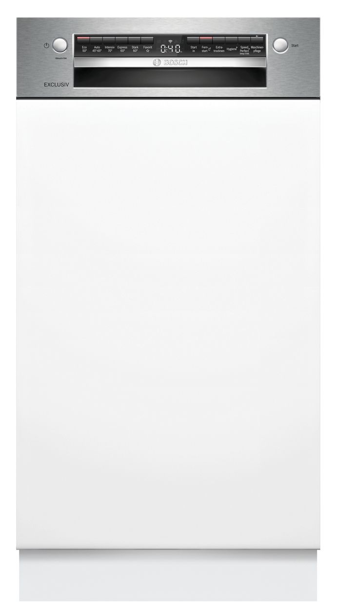 Serie 4 SPI4EMS02D 45 cm Geschirrspüler teilintegriert (ohne Front) Leise 10 Maßgedecke aquaStop Funktion Wärmetauscher 