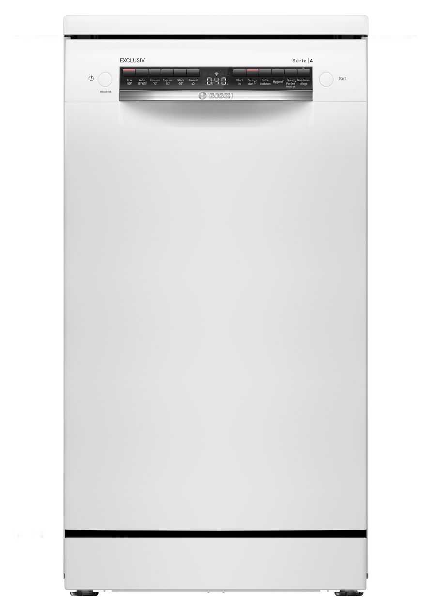 Serie 4 SPS4EMW02D 45 cm Geschirrspüler freistehend Leise 10 Maßgedecke aquaStop Funktion 