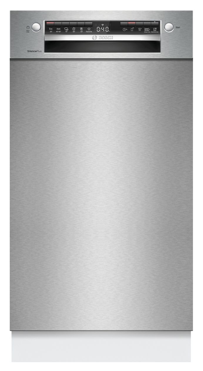 Serie 4 SPU4HMS10E 45 cm Geschirrspüler unterbaufähig Leise 10 Maßgedecke aquaStop Funktion Wärmetauscher 