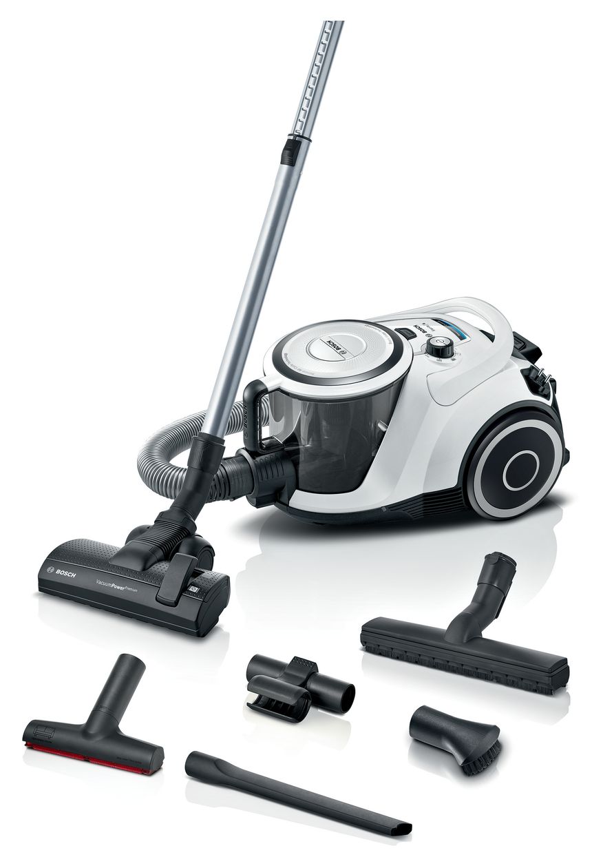 Serie 6 BGC41XALL Bodenstaubsauger Beutellos 700 W  (Weiß) 
