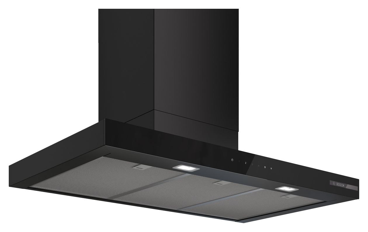 Serie 6 DWB97DN60 Abluft/Umluft Dunstabzugshaube/Esse Wand 60 cm (Schwarz) 