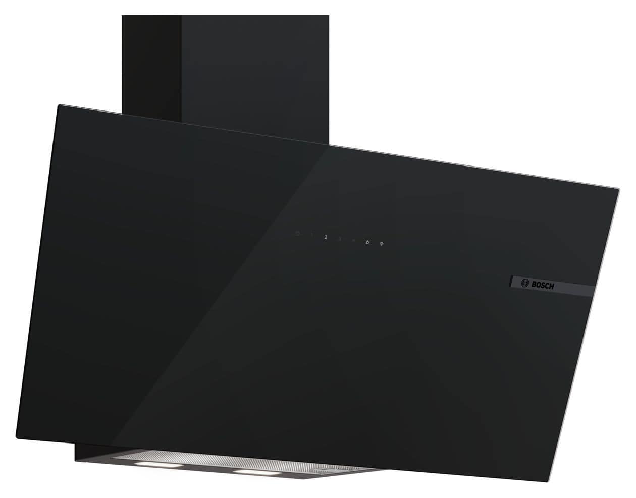 Serie 6 DWK87PN61 Abluft/Umluft Dunstabzugshaube/Esse Wand 80 cm (Schwarz) 