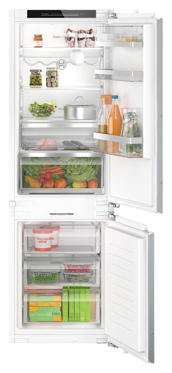 Serie 6 KIN86ADB0 184 l / 76 l Kühl-Gefrierkombi freistehend NoFrost 120 kWh Jahr  (Weiß) 