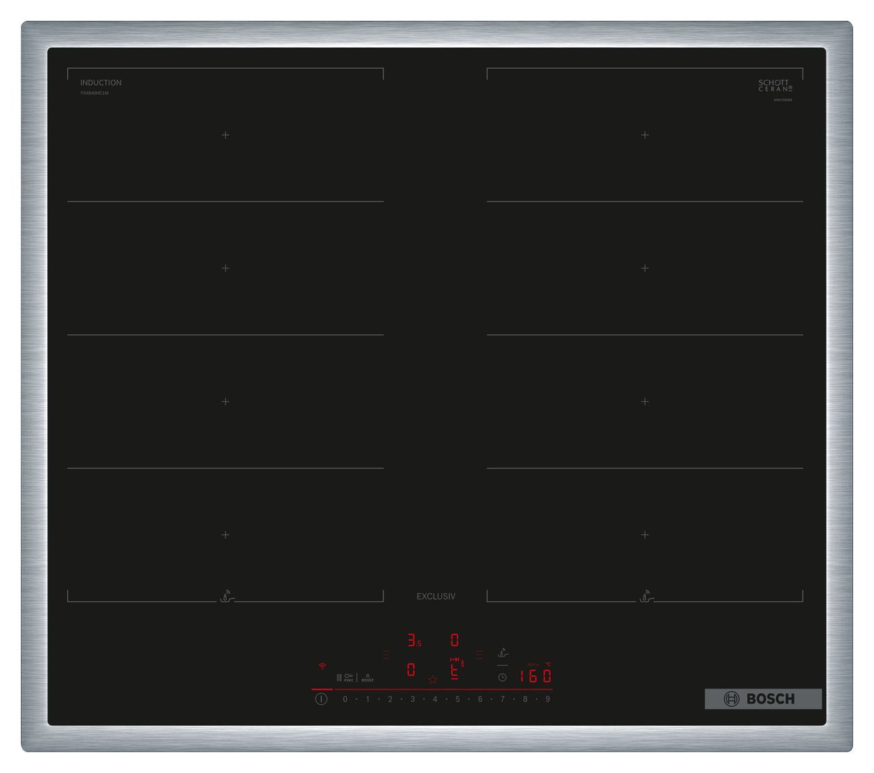 Serie 6 PXX645HC1M autarkes 60 cm Induktions Kochfeld/Herdplatte 4 Zone(n) 