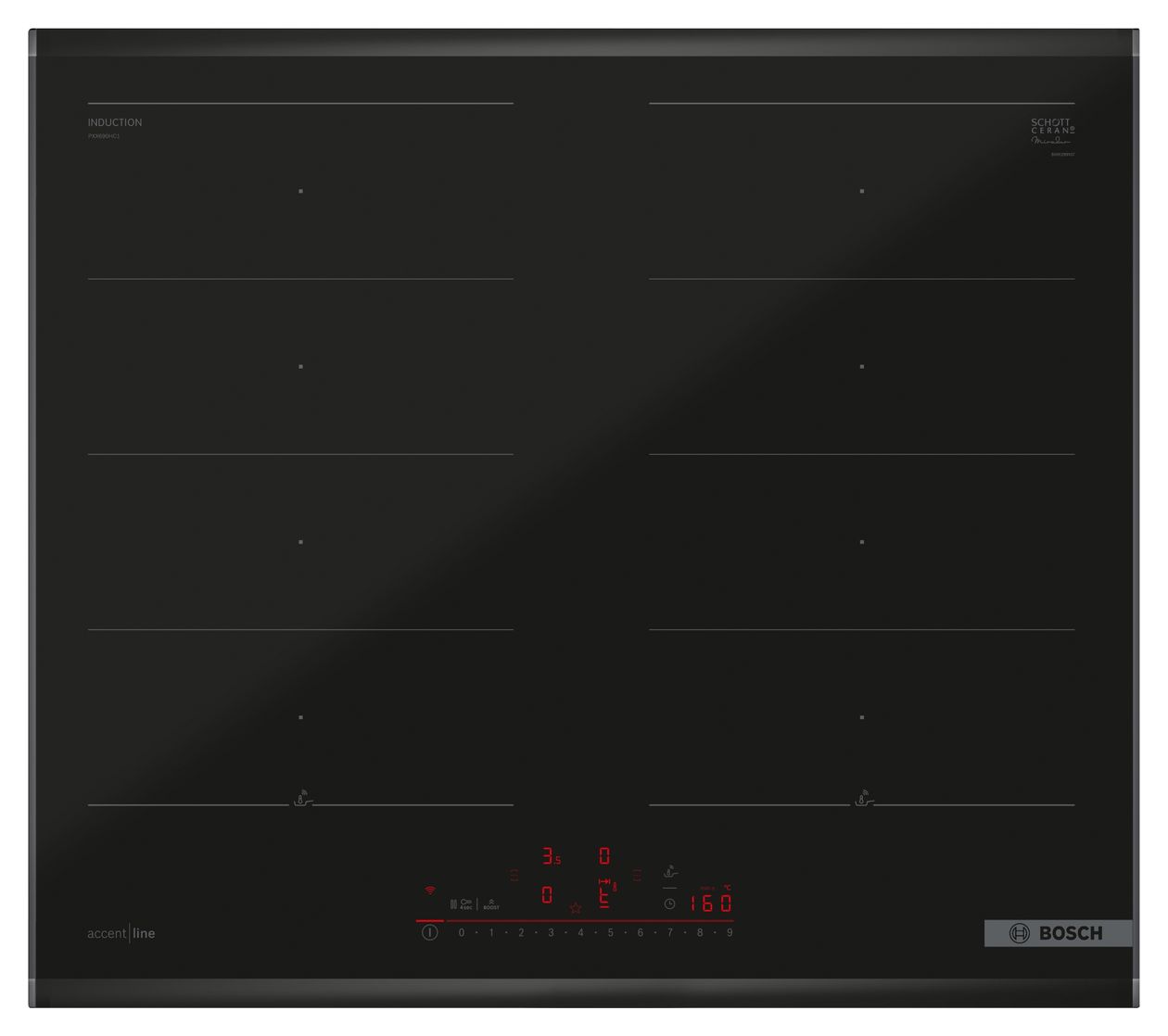 Serie 6 PXX690HC1E autarkes 60 cm Induktions Kochfeld/Herdplatte 4 Zone(n) 