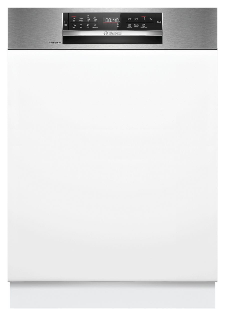 Serie 6 SMI6ECS18E 60 cm Geschirrspüler teilintegriert (ohne Front) Sehr leise 14 Maßgedecke aquaStop Funktion Wärmetauscher/EfficientDry 