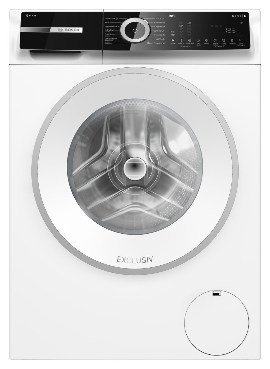 Serie 6 WGN244A91 9 kg Frontlader Waschmaschine 1400 U/min aquaStop Funktion  (Weiß) 
