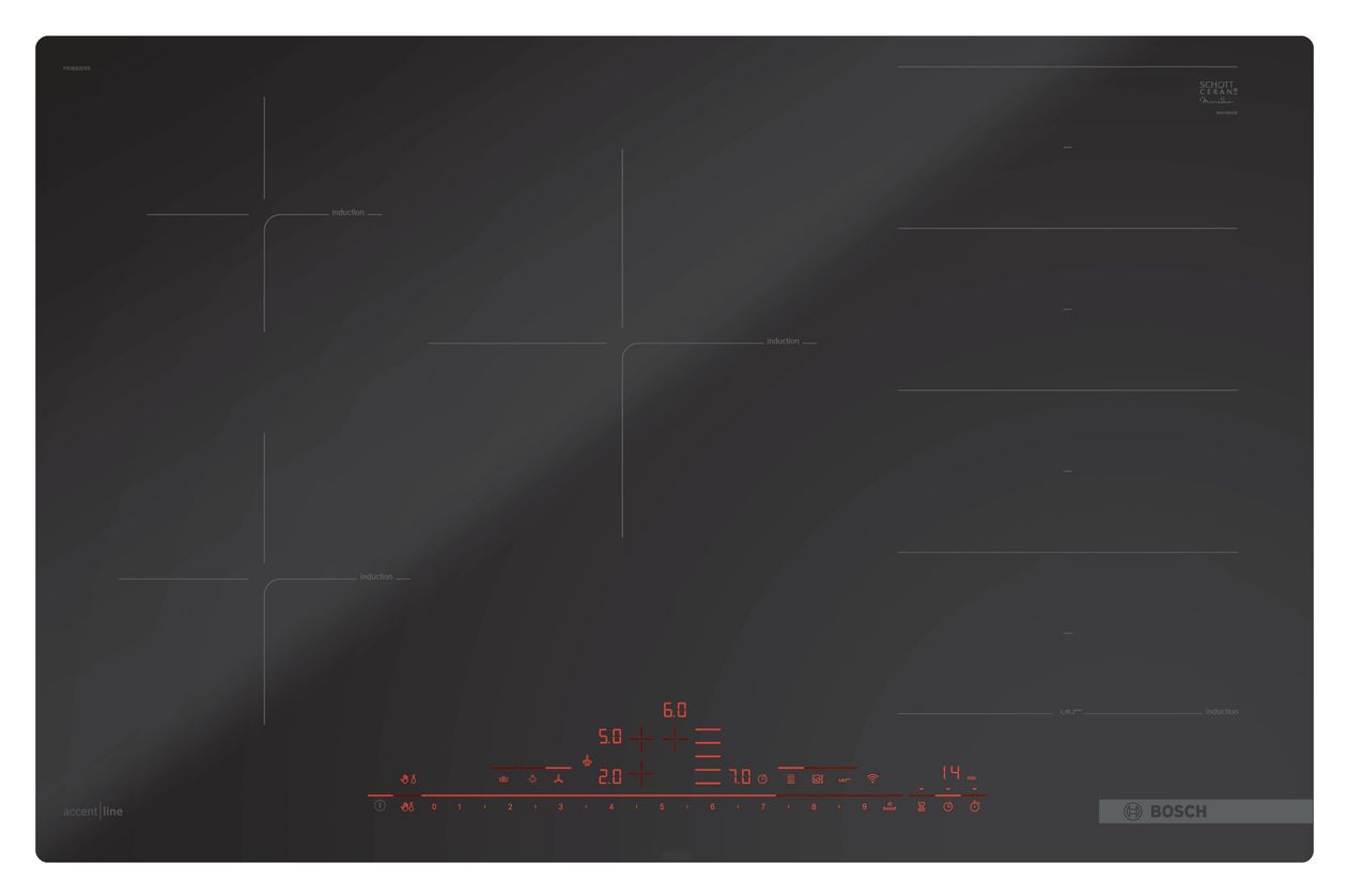 Serie 8 PXV820DV5E autarkes 79.2 cm Induktions Kochfeld/Herdplatte 5 Zone(n) 