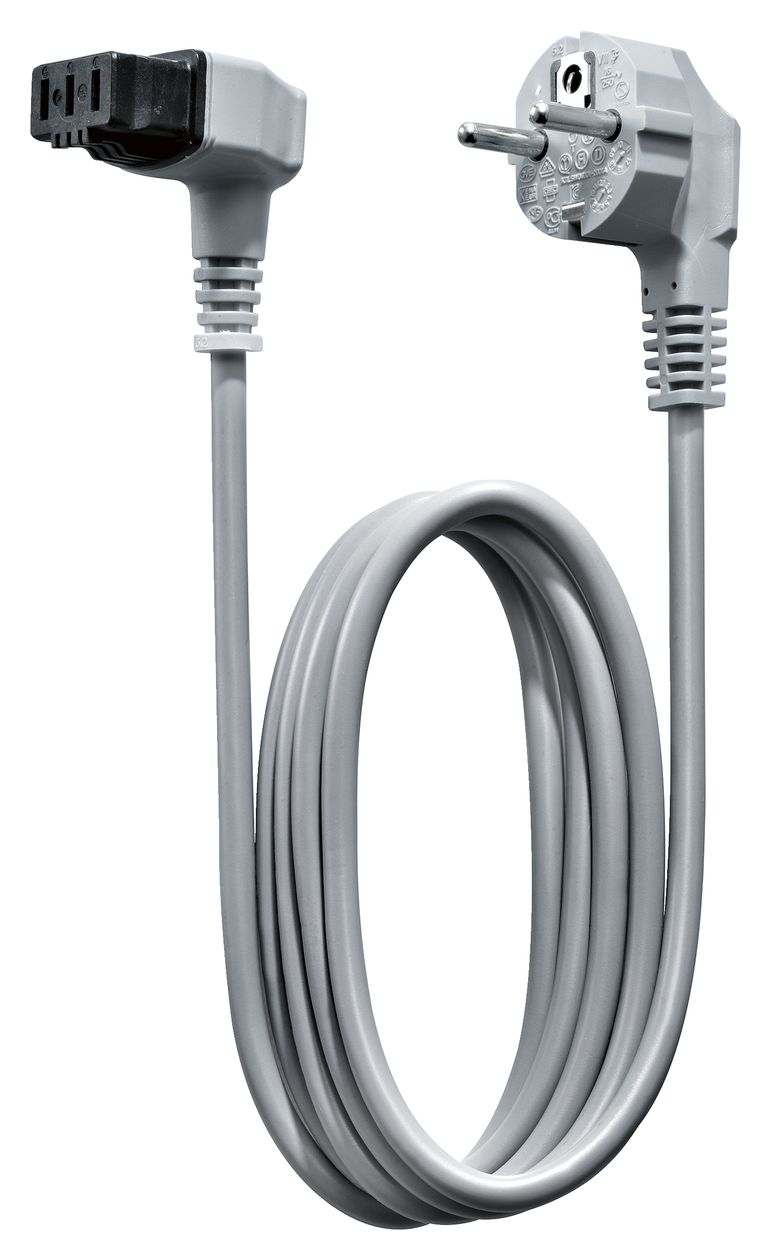 SMZ1051EU Netzkabel 1,2m  EU-Stecker Zubehör für Geschirrspüler 