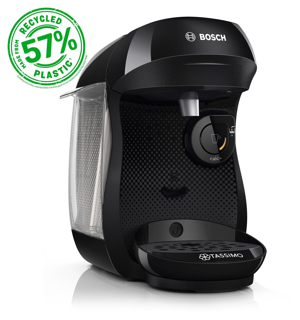 TAS102E Tassimo Happy friendly Kaffeekapsel Maschine  (Schwarz) 