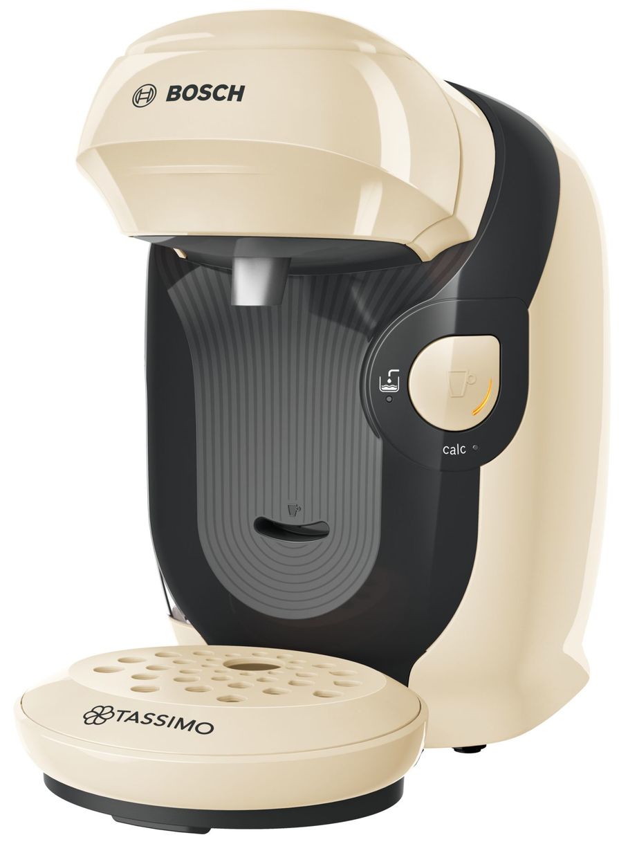 TAS1107 Tassimo Style Kaffeekapsel Maschine (Cremefarben) 
