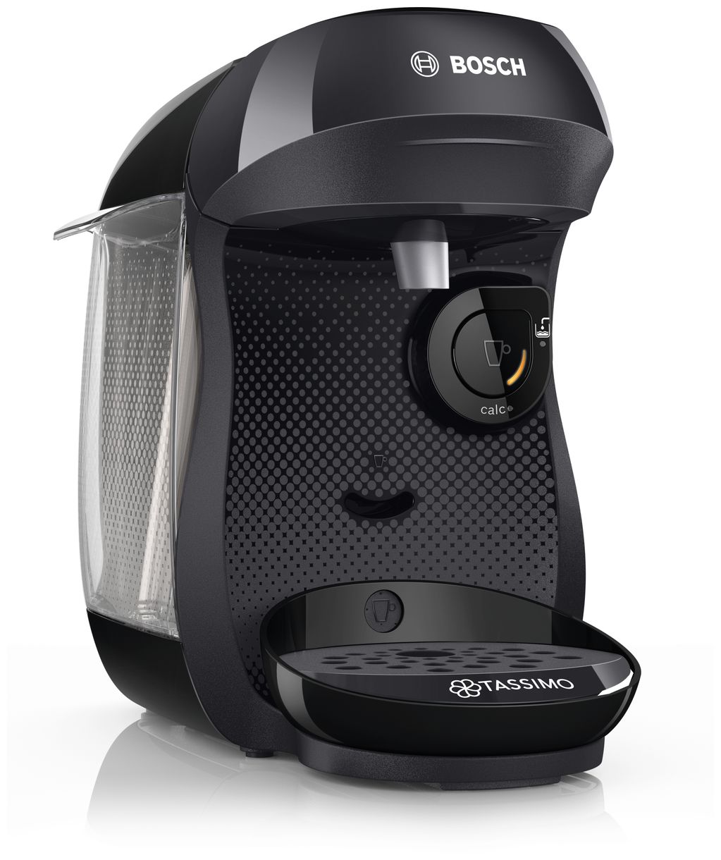 TAS1202 Tassimo Happy Kaffeekapsel Maschine (Schwarz) 