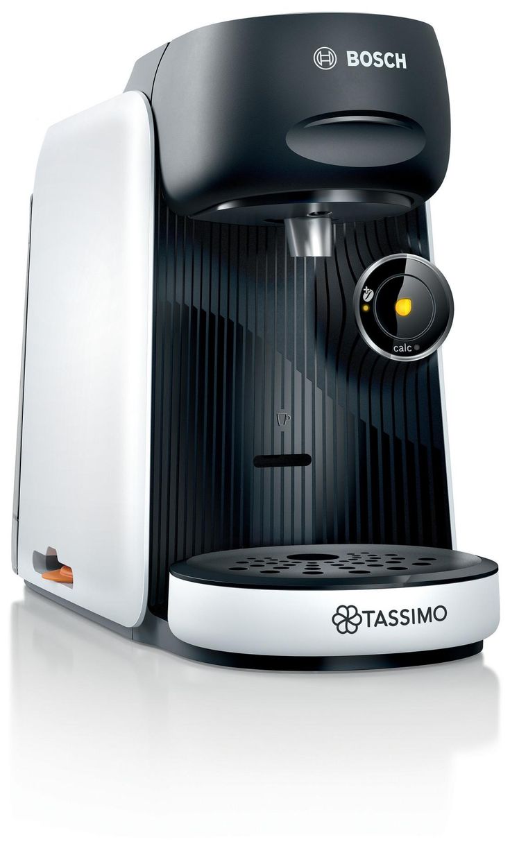TAS164E TASSIMO FINESSE Kaffeekapsel Maschine (Schwarz, Weiß) 