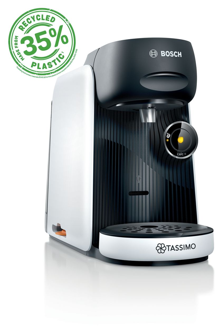 TAS164E Tassimo Finesse Kaffeekapsel Maschine  (Schwarz, Weiß) 