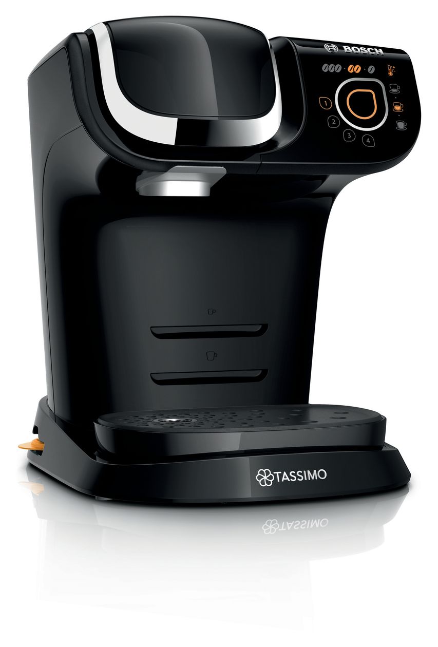 TAS6502 Tassimo My Way 2 Kaffeekapsel Maschine  (Schwarz, Chrom) 
