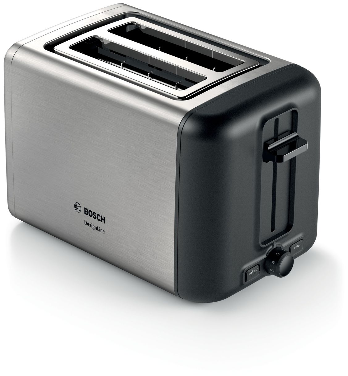 TAT3P420DE DesignLine Toaster 970 W 2 Scheibe(n) (Schwarz, Silber) 