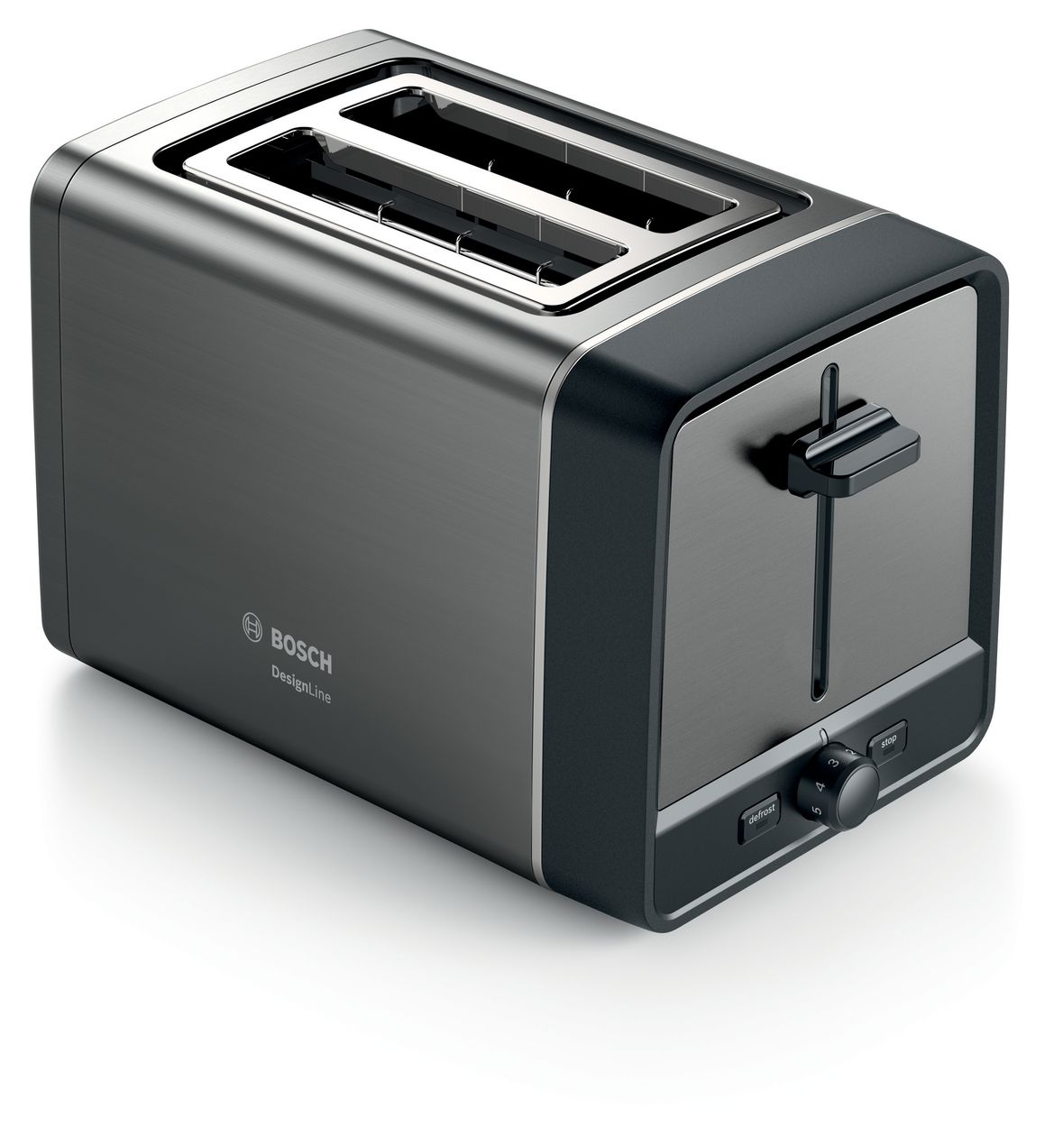 TAT5P425DE DesignLine Toaster 970 W 2 Scheibe(n)  (Anthrazit, Schwarz) 