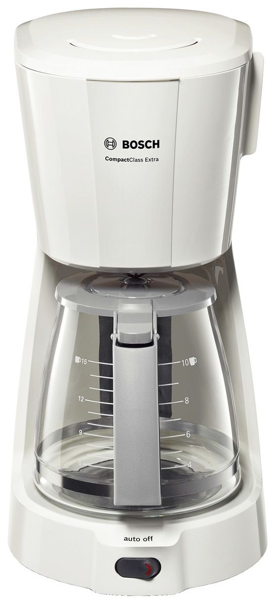 TKA3A031 CompactClass 10 Tassen Filterkaffeemaschine 1,2 l (Grau, Weiß) 