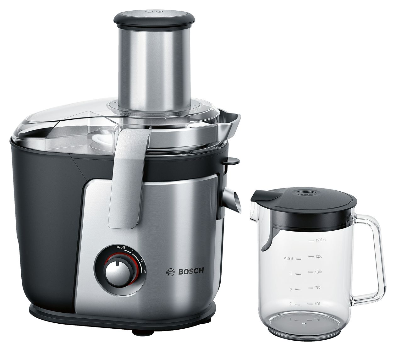 VitaJuice 4 MES4010 Entsafter 1200 W  (Schwarz, Silber) 
