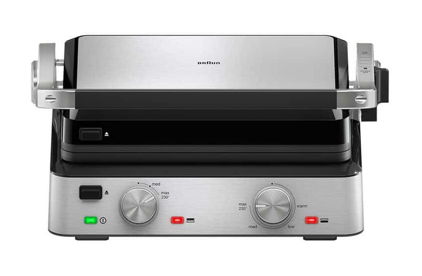 CG7020 Kontaktgrill 2000 W mit 290 x 230 mm Fläche  (Schwarz, Edelstahl) 