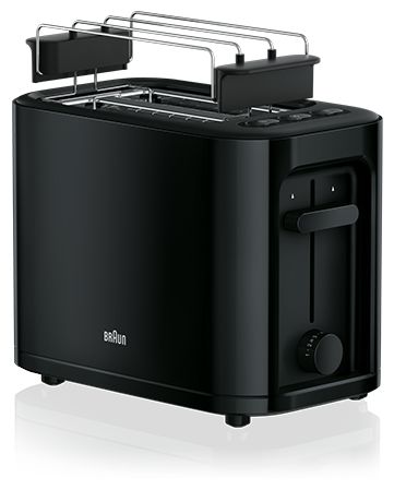 HT3010 PurEase Toaster 1000 W 2 Scheibe(n) 7 Stufen (Schwarz) 