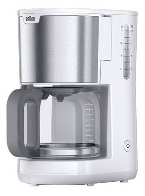 KF1500 PureShine 10 Tassen Filterkaffeemaschine (Weiß) 