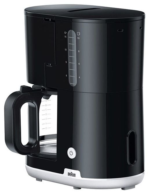 KF1100 10 Tassen Filterkaffeemaschine (Schwarz, Weiß) 