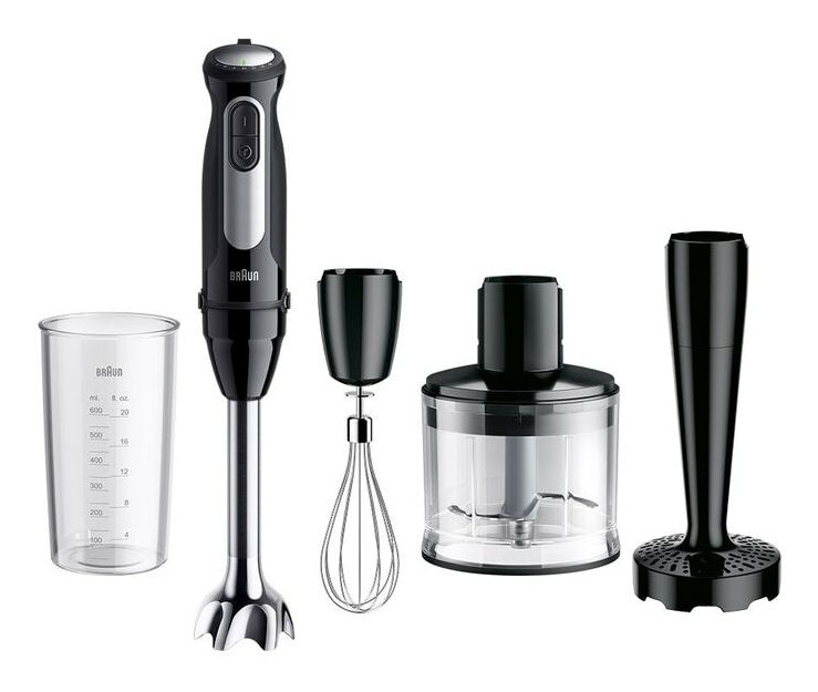 MQ55307M MultiQuick 5 Pro Stabmixer 1000 W 25 Stufen  (Schwarz, Silber) 