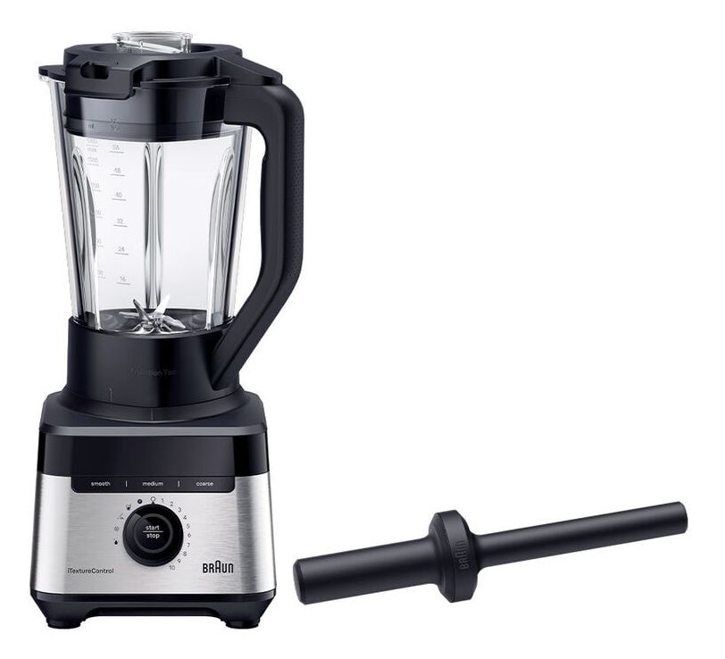 Power Blend 7 JB7550BK 2 l Standmixer 10 Geschwindigkeiten 1400 W (Schwarz) 