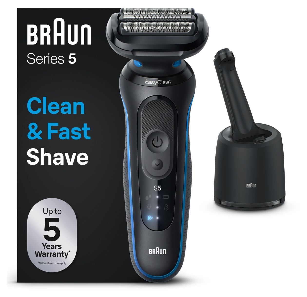 Series 5 52-B7000cc Nass&Trocken Rasierer Lithium-Ion (Li-Ion) 50 min 
