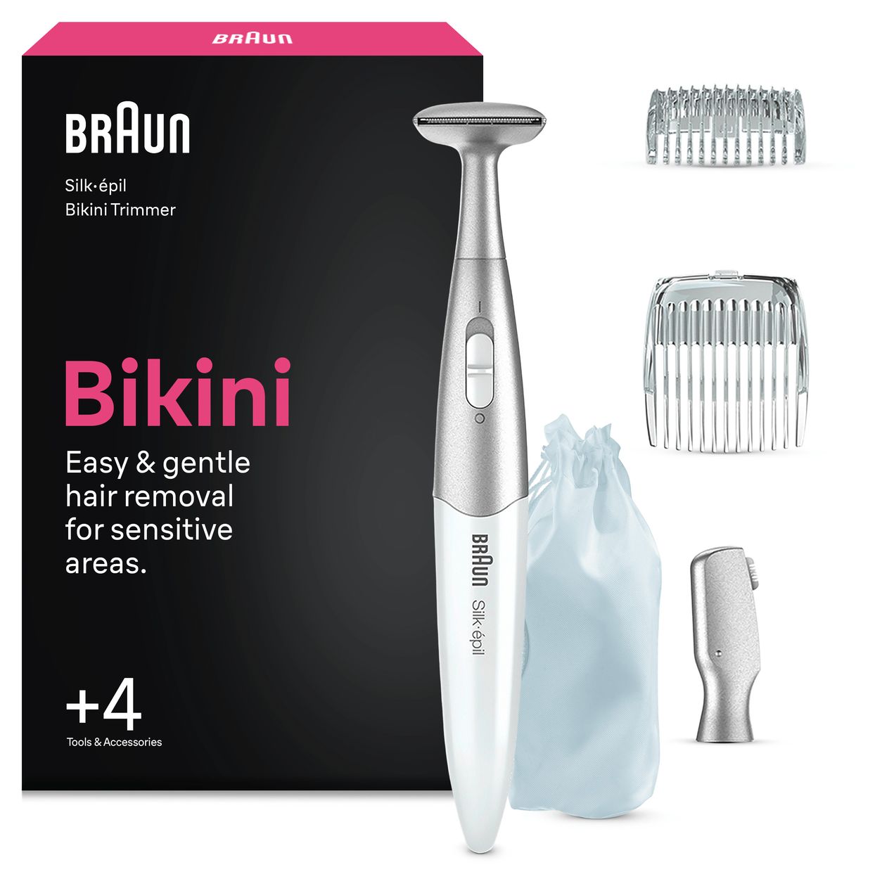 Silk-epil FG1100 Bikini Styler Haarschneider Batterie 