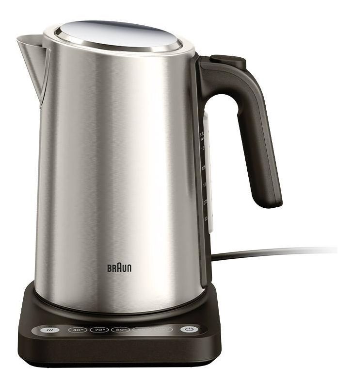 WK5205 ID Collection 1,7 l Wasserkocher 2200 W  (Schwarz, Edelstahl) 