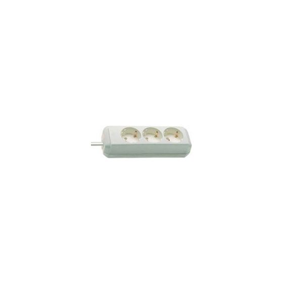 Eco-Line Steckdosenleiste 3-fach 3 m  (Weiß) 