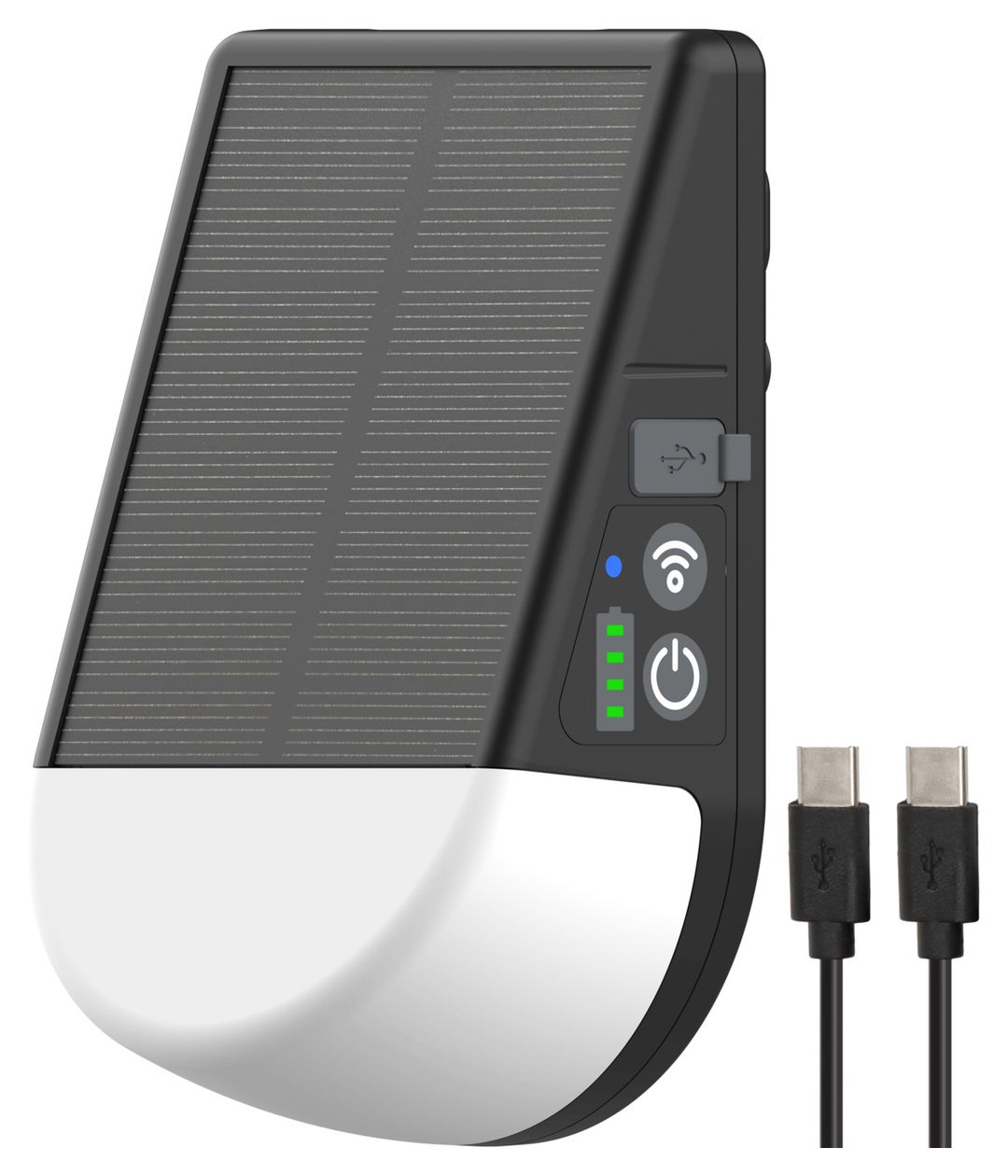 KL300AS Akku Solar LED Outdoor Lampe LED Wandbeleuchtung für den Außenbereich Batterie/Akku 