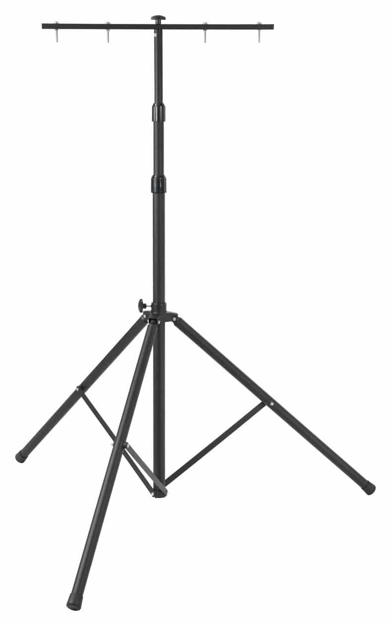 ST 301 Bau-Teleskop 3 Beine Stativ Beleuchtungssystem  (Schwarz) 