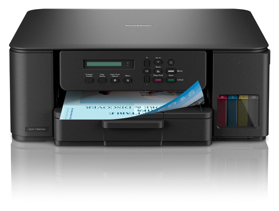 DCP-T580DW All in One A4 Tintenstrahl Drucker 1200 x 6000 DPI 