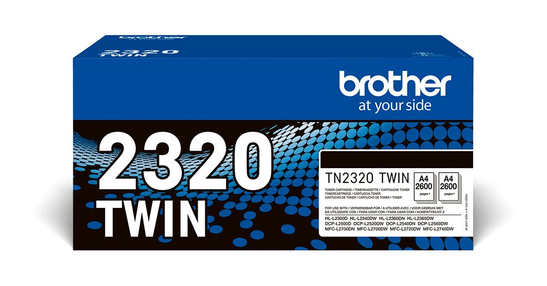 TN-2320TWIN originale Druckerpatronen Schwarz 