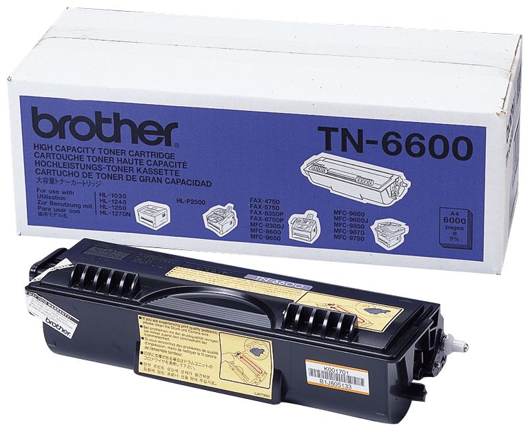 TN-6600 originale Druckerpatronen Schwarz 