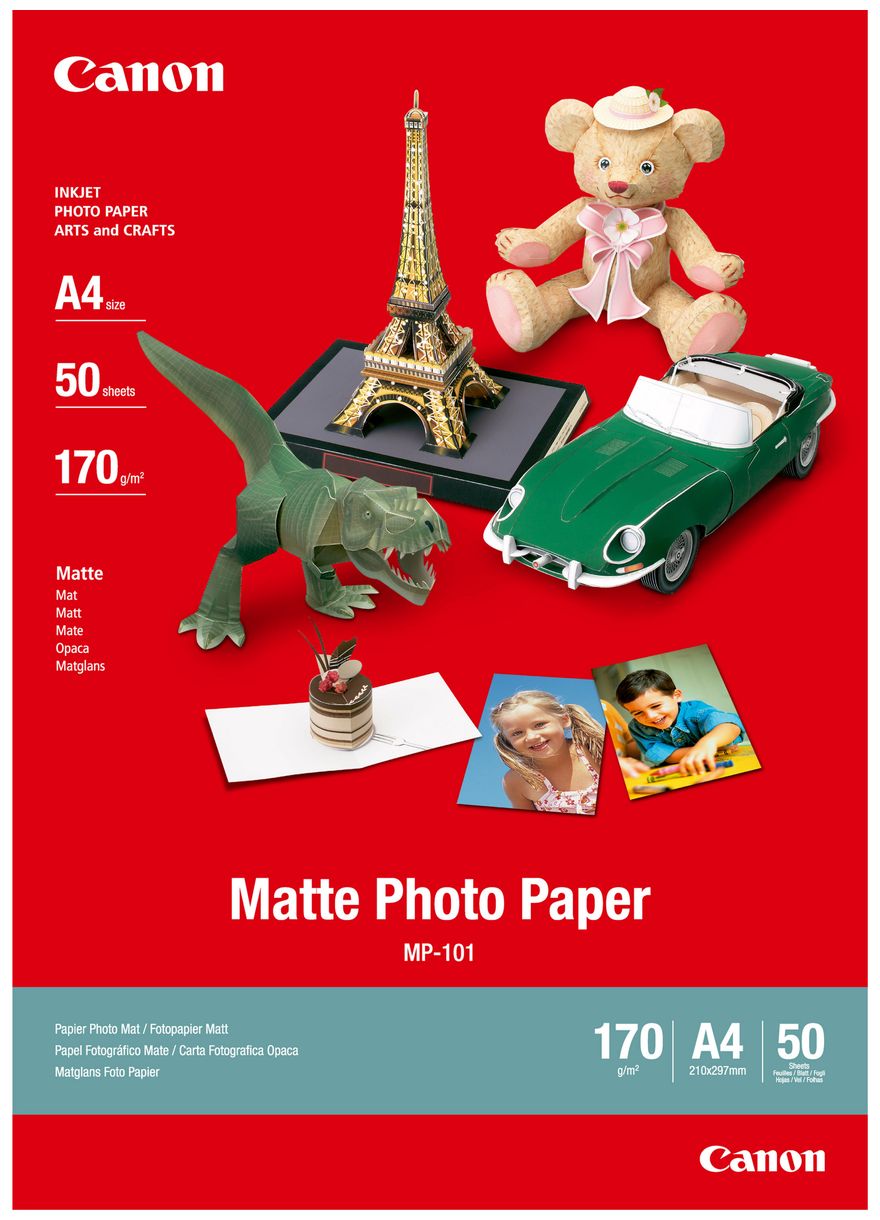 MP-101 mattes Fotopapier A4 – 50 Blatt 