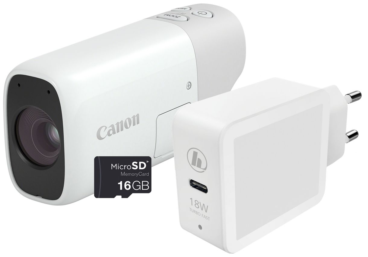 PowerShot ZOOM  Kompaktkamera (Weiß) 