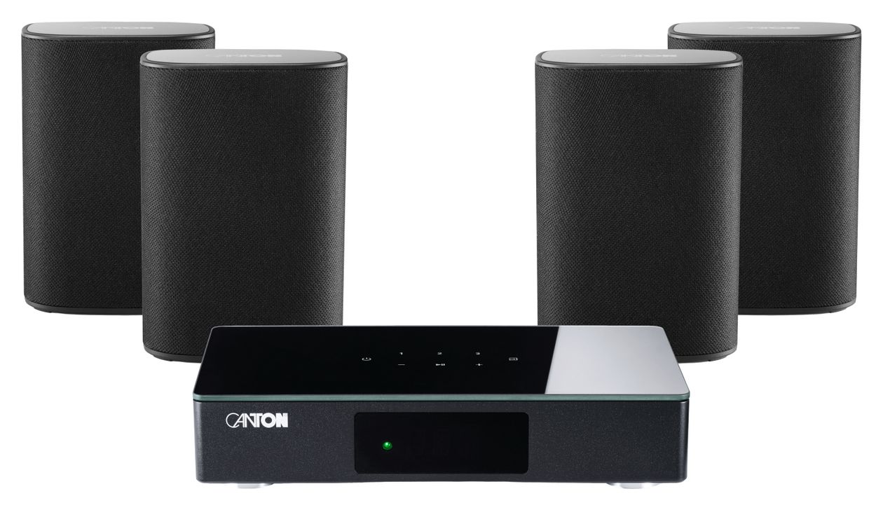 Smart Libero Set 4 70 W 2-Wege Lautsprecher  (Schwarz) 