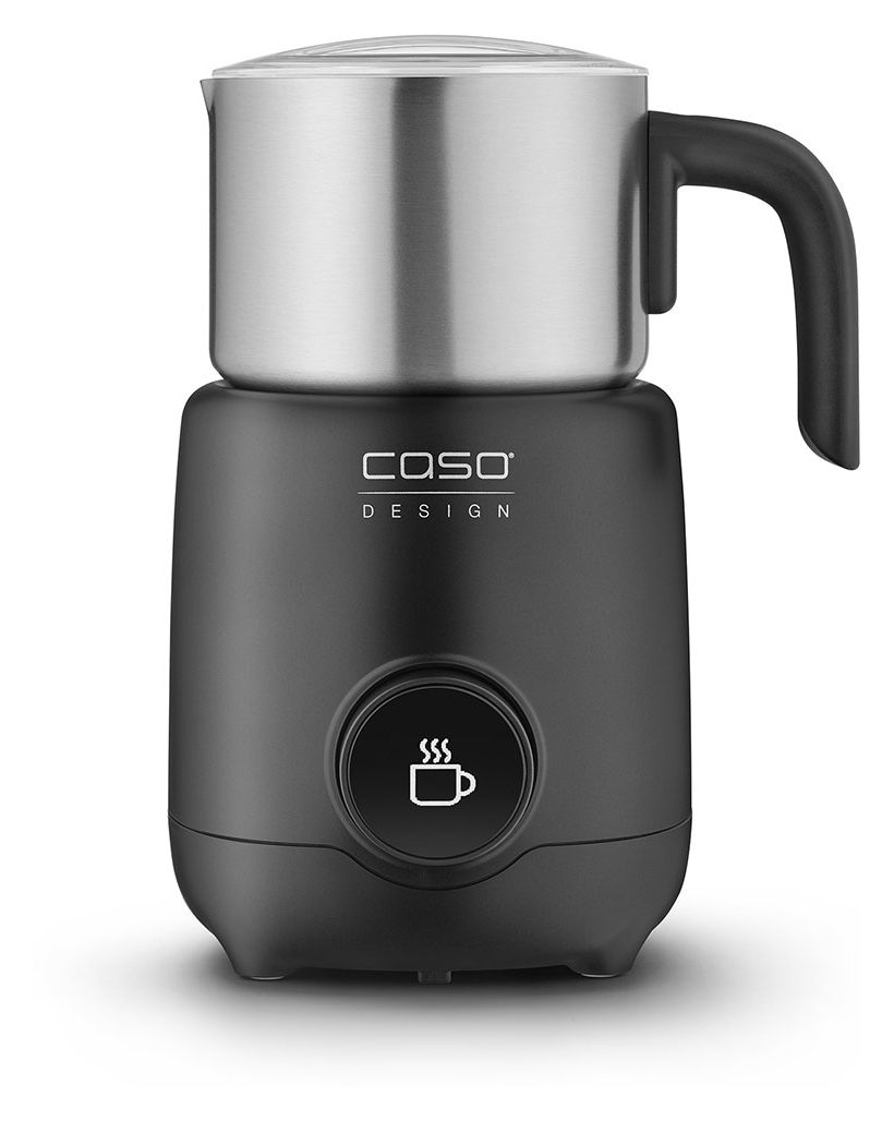 1667 PremiumLatte XL Milchaufschäumer Automatischer Milchaufschäumer/-wärmer ca. 350 ml  (Schwarz, Edelstahl) 